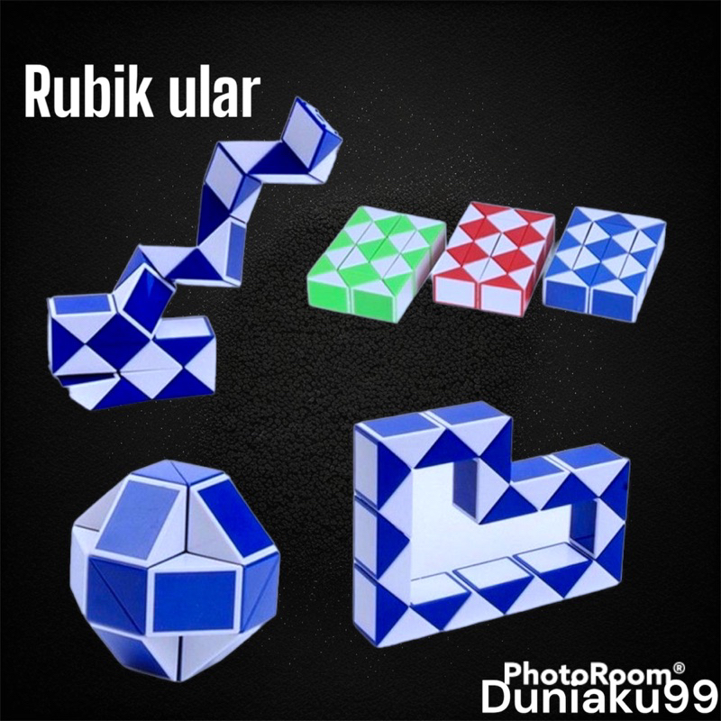 mainan rubik ular besar panjang 34cm 1pcs / mainan murah