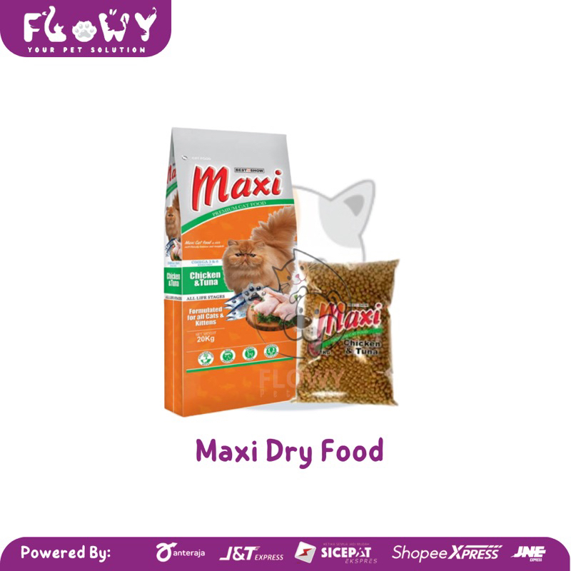 |Petshop Bandung| Maxi Makanan Kucing Repack Murah
