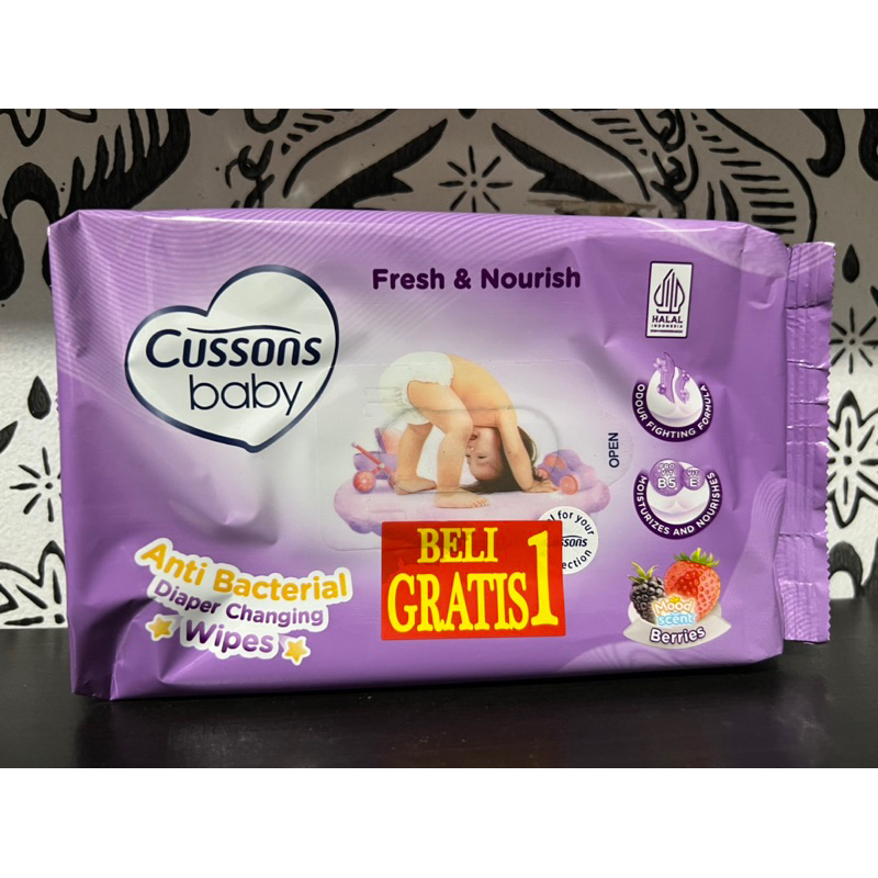 Cusson Baby Wipes 50’s Beli 1 Gratis 1