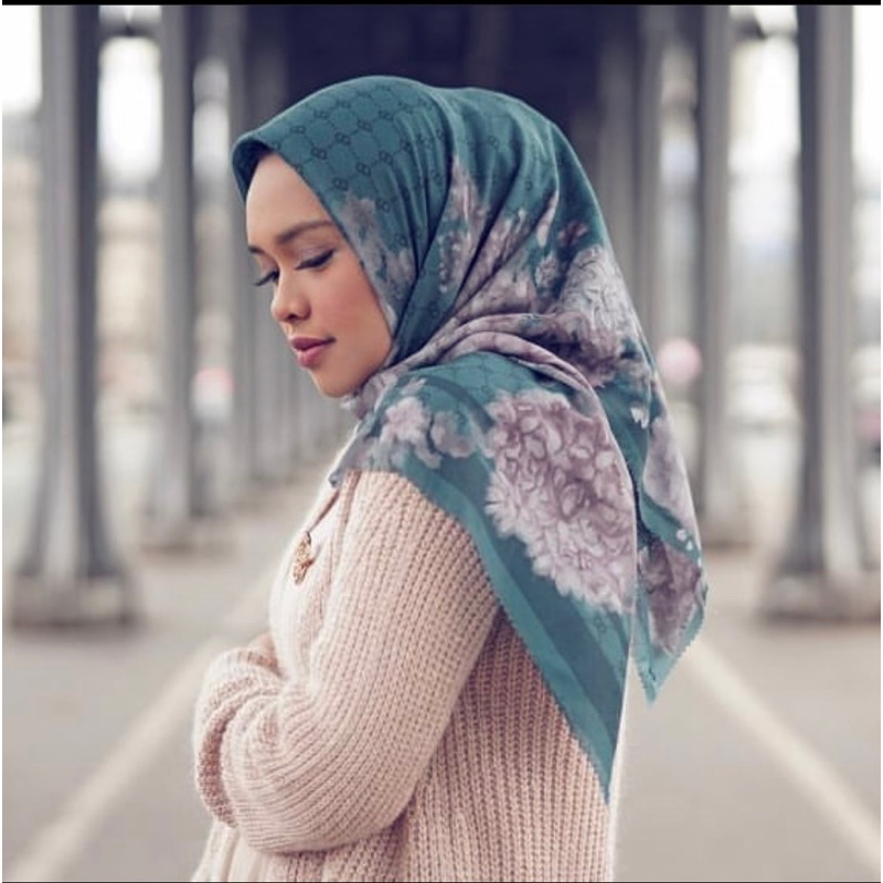 buttonscarves hydrangea verte