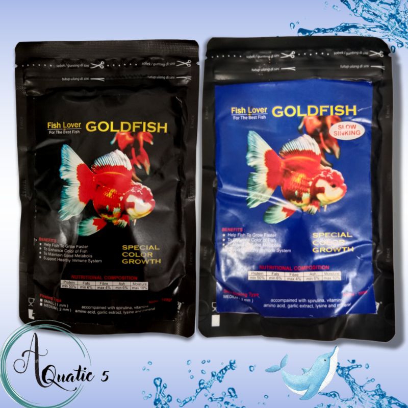 Makanan Ikan Koi Goldfish FISH LOVER GOLDFISH 100GR