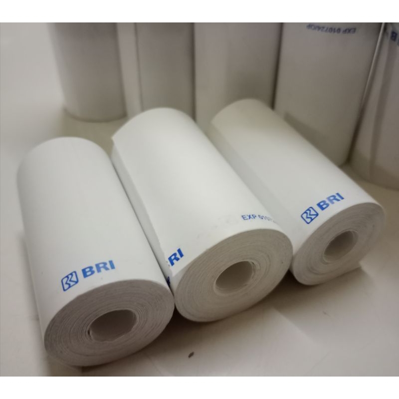 

kertas thermal EDC BRI kertas thermal 57x30 57x32 logo bri