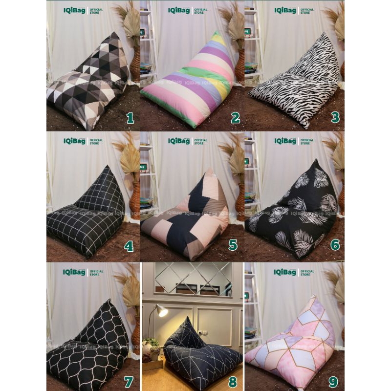 Cover Sofa Bean Bag / Sarung Sofa Bean Bag Triangel