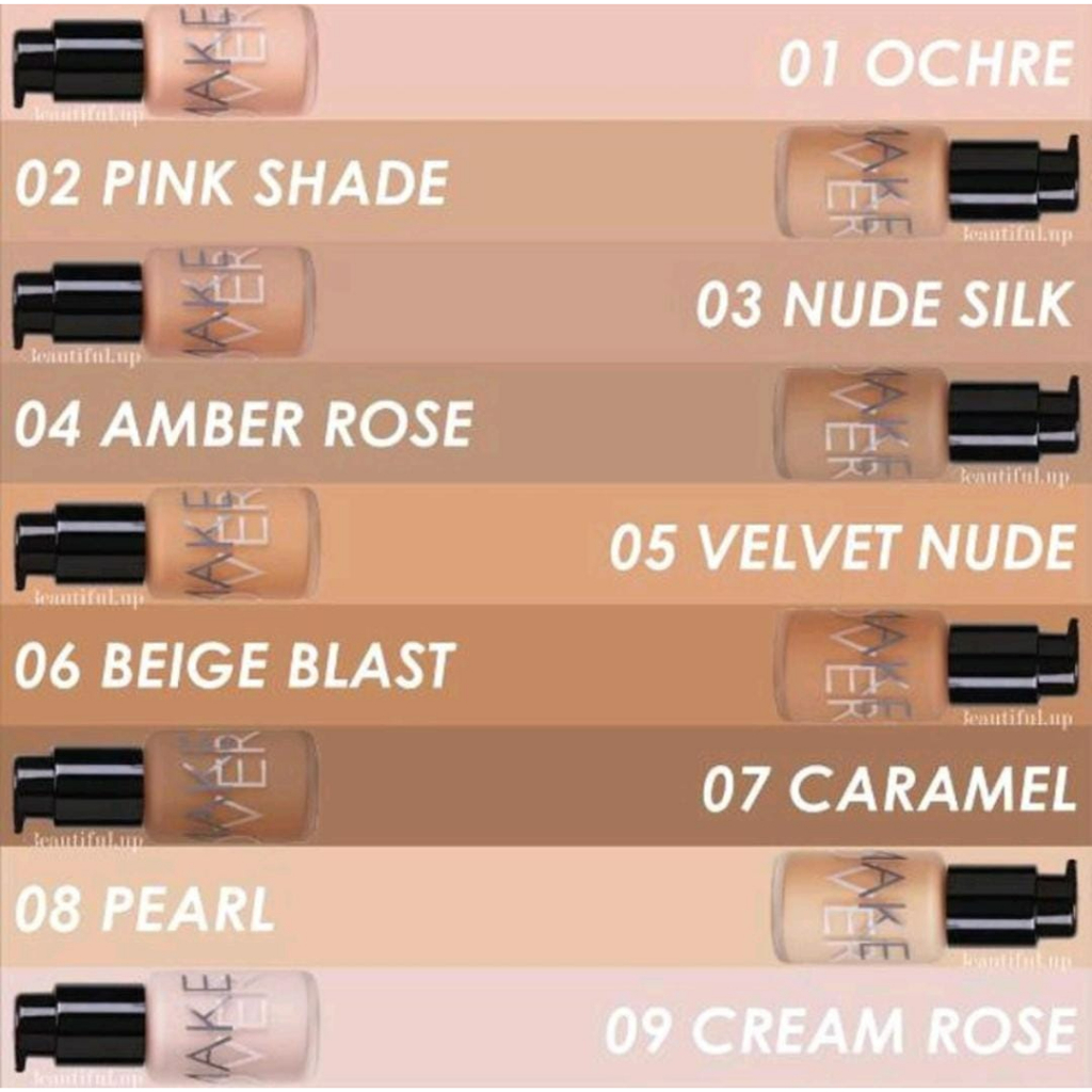 MAKE OVER Ultra Cover Liquid Matte Foundation 33 ml | Makeover