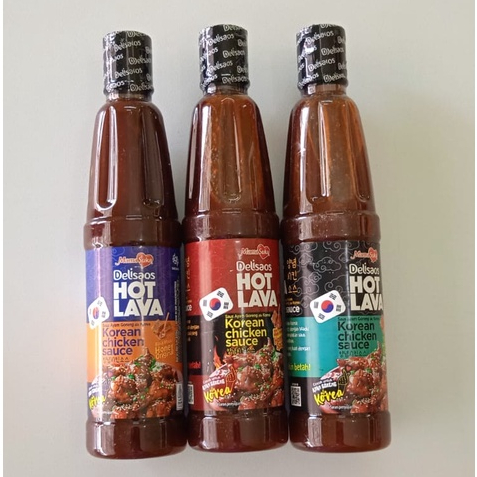

DELISAOS HOT LAVA Korean Chicken Sauce 320 gram Saus Ayam Goreng Korea