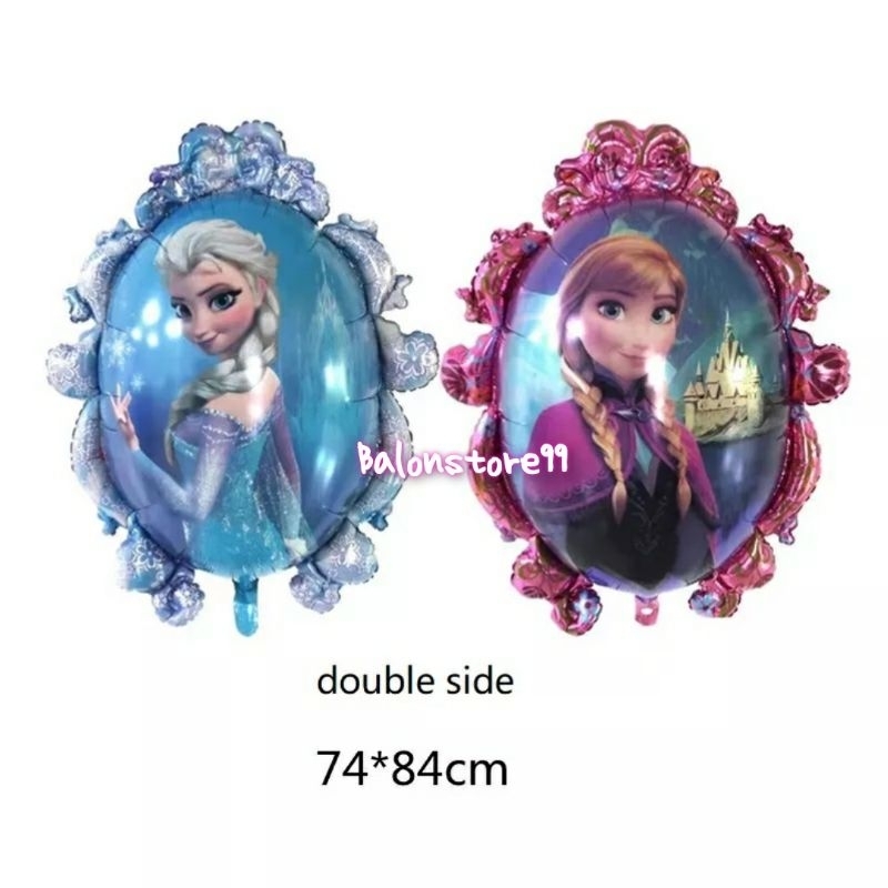 Balon Foil Elsa Frozen Mirror Jumbo / Balon Foil Kaca Elsa / Frozen Jumbo
