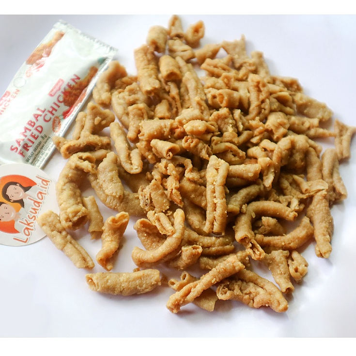 

KERIPIK USUS KRISPI ORIGINAL LAKSUDA FREE SAOS halal 100gr
