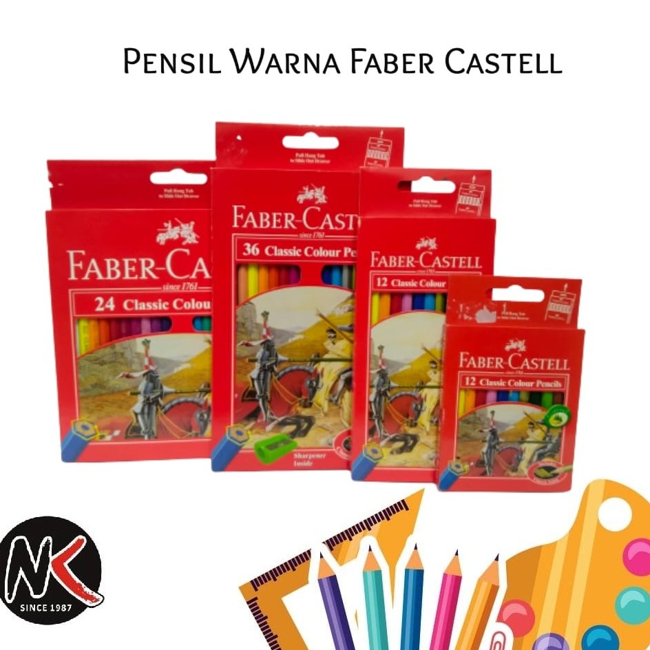 

Pensil Warna / Color Pencil / Colour Pencil Faber Castell 48 Classic