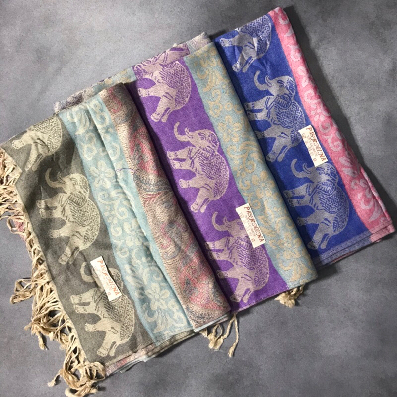 Selendang Pashmina Import ORI THAILAND 100%