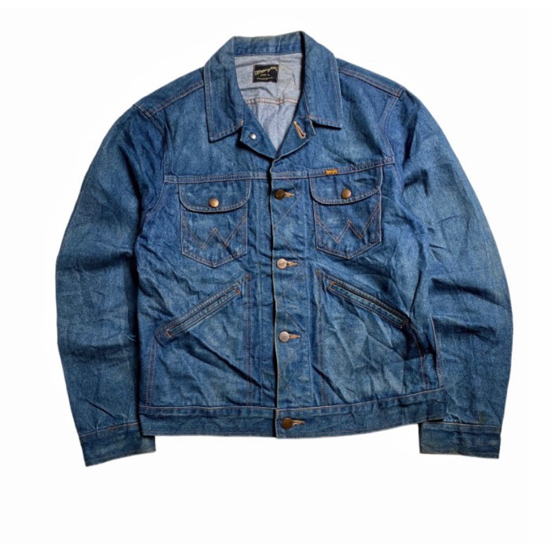 Vintage Denim Trucker Jacket Type 3 By Wrangler .