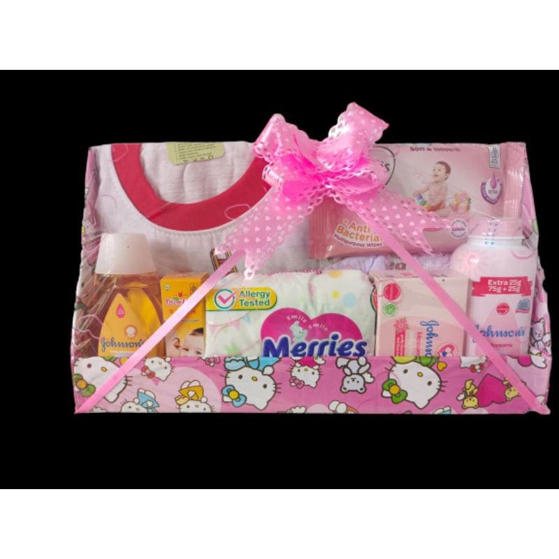 parcel kado bayi laki laki perempuan murah dan lengkap set box  baby