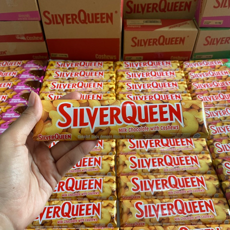 [ REQUEST TAMBAHAN COKLAT SILVERQUEEN 58GR/ COKLAT CASHEW/ALMOND/FRUIT N NUT/ KADO COKLAT SILVERQUEEN/HADIAH COKLAT]