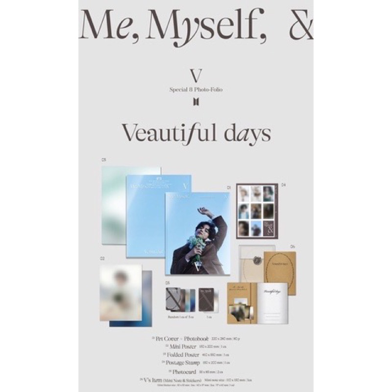 [BOOKED] SHARING SPECIAL 8 PHOTO-FOLIO ME, MYSELF, AND V ‘VEAUTIFUL DAYS’ — Baca Deskripsi