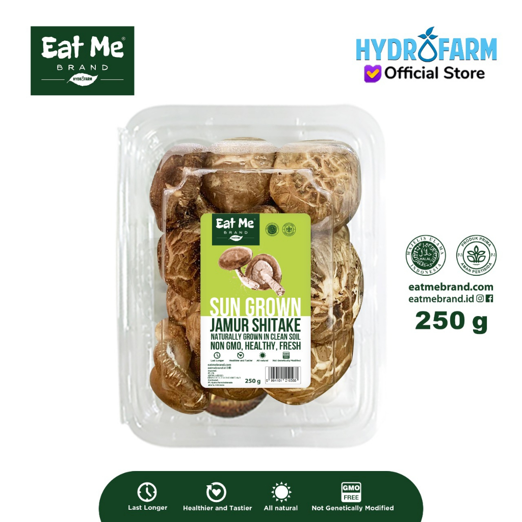 

Eat Me Brand - Jamur Shitake Pack - 250