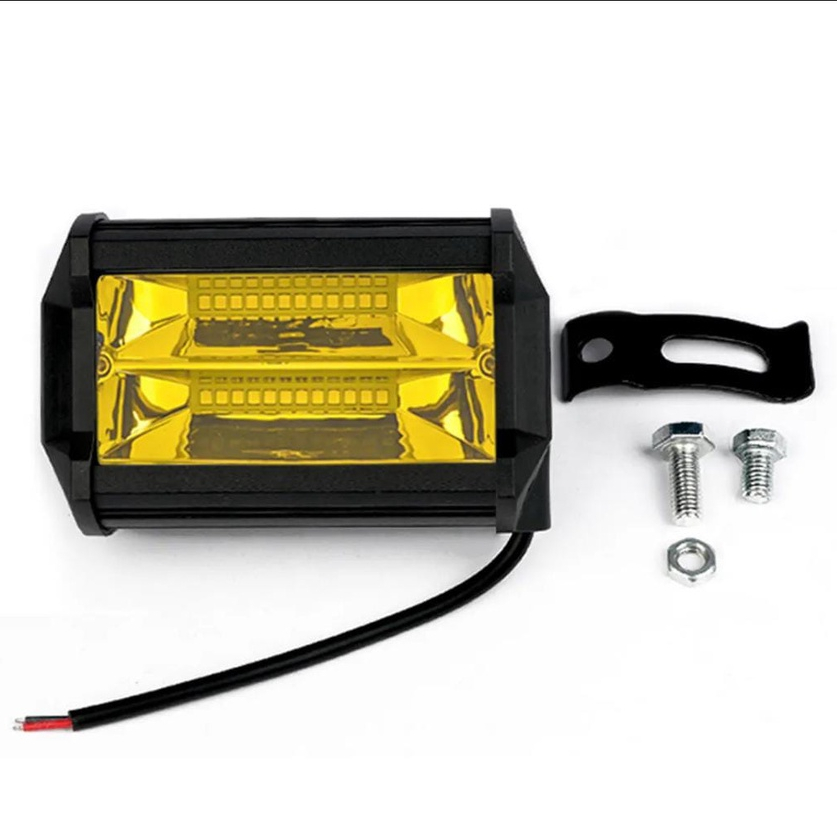 Lampu 24 led Kuning Tembak sorot offroad 72watt 72w cree Bar Outdoor Mobil