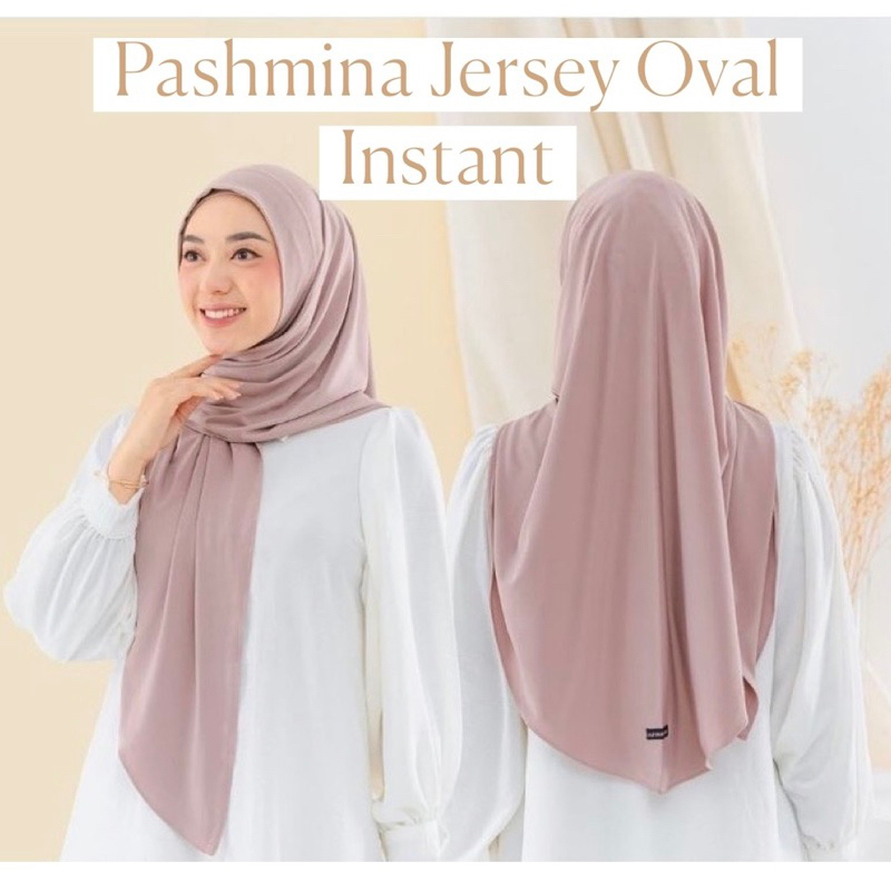 PASHMINA INSTANT OVAL JERSEY | PASHMINA OVAL | PASHMINA JERSEY