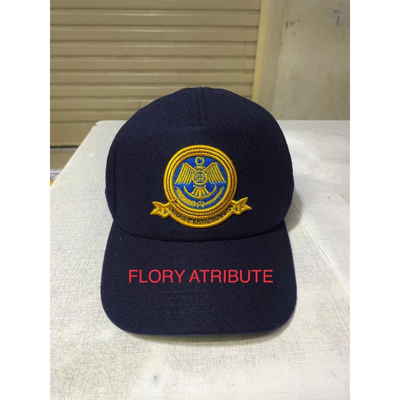 TOPI DISHUB BAHAN LAKEN