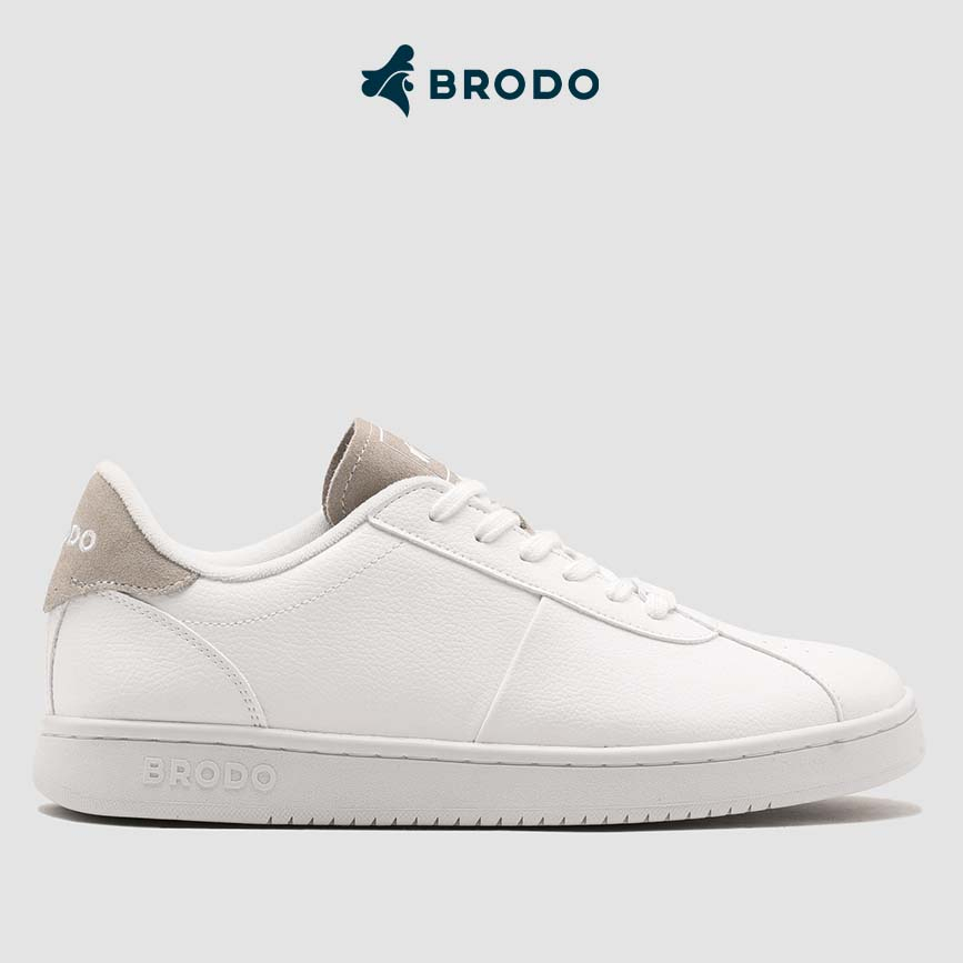 Jual Brodo Sneakers Corte Sleek White Nude Shopee Indonesia