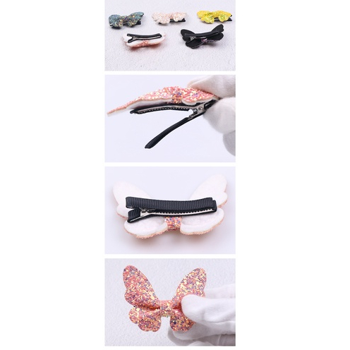 JEPIT RAMBUT KUPU ANAK PEREMPUAN MODEL KUPU-KUPU JEPITAN PONI RETRO GIRL BAYI BABY CUTE GIRLY WARNA GLITTER BLINK HAIR CLIP PIN HAIRCLIP HAIRPIN KOREA KOREAN STYLE