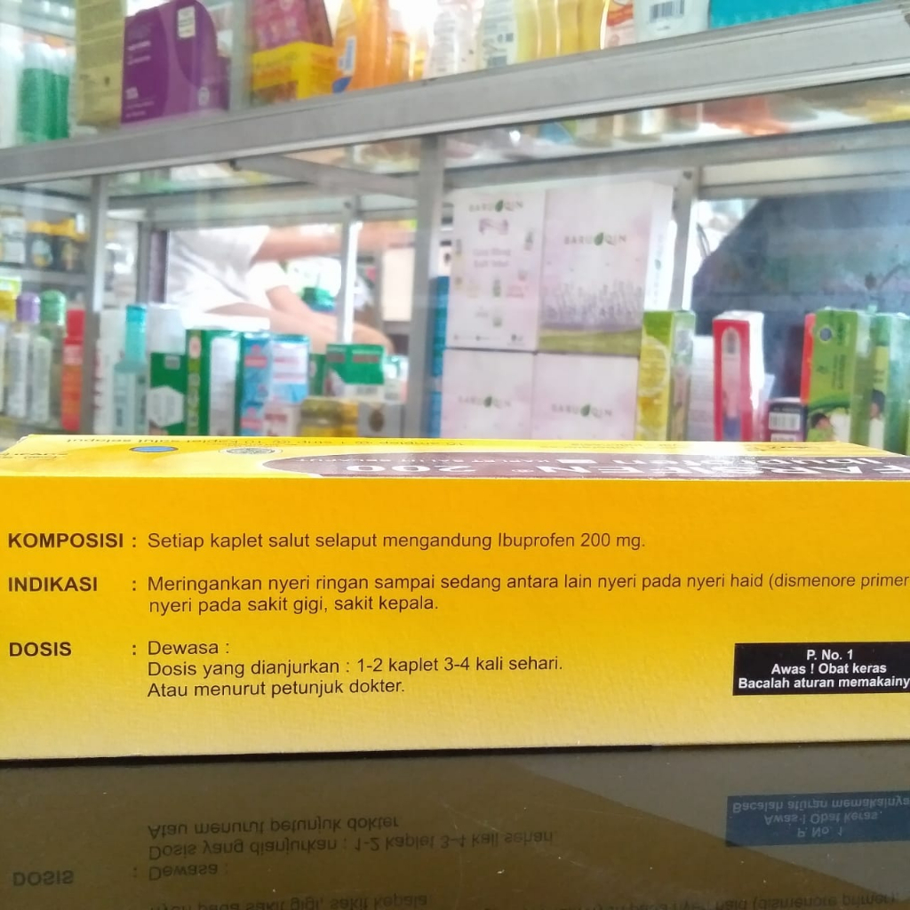 FARSIFEN 200 1 STRIP @10 KAPLET obat sakit gigi obat sakit kepala demam