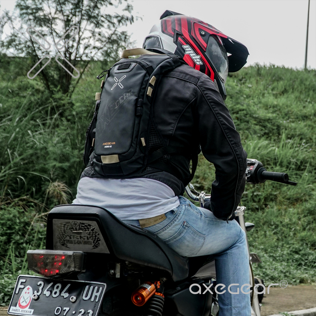 Tas Sepeda Hydropack  Ransel Motocross Turing Trabas Offroad Waterproof - RKYND AXEGEAR Hydro 03