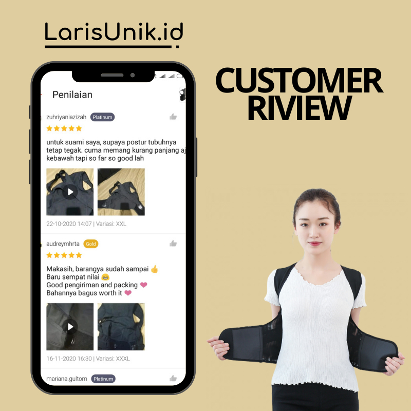 Sabuk Penyangga Punggung Babaka Back Support Belt Alat Terapi Punggung Sabuk Terapi