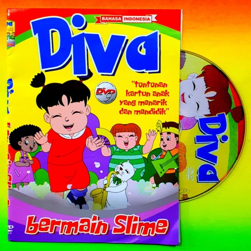 TERLARIS Kaset Dvd Film Edukasi Anak Belajar Sambil Bermain Bersama Diva