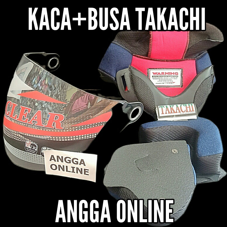 Busa Helm Takachi + Kaca Helm Takachi