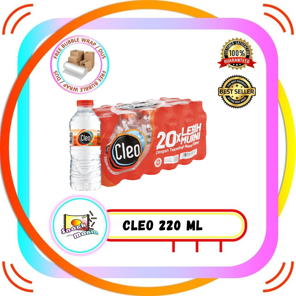 

CLEO Air Minum Botol Mini 220 ml DUS 24 Pcs