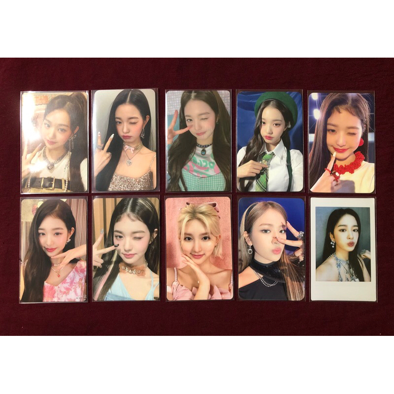PHOTOCARD PC WONYOUNG YUJIN GAEUL IVE ALBUM ELEVEN JAPAN LODI LOVE DIVE AFTER LIKE POB JEWEL CASE SS