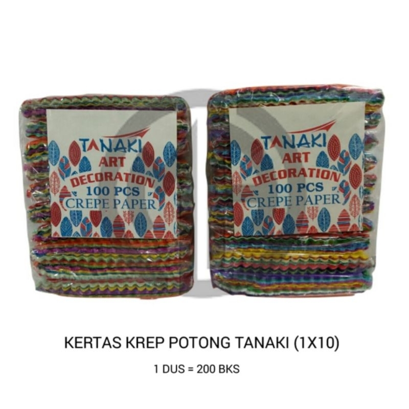 

Kertas Krep Potong Tanaki/Kertas Krep/Crepe Paper