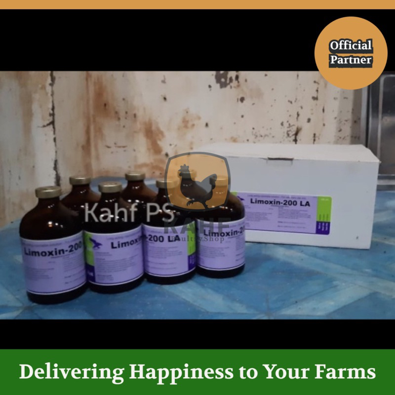 Limoxin 200 LA 100ml Antibiotik Oxytetraciline untuk Hewan Sapi Kuda Kambing