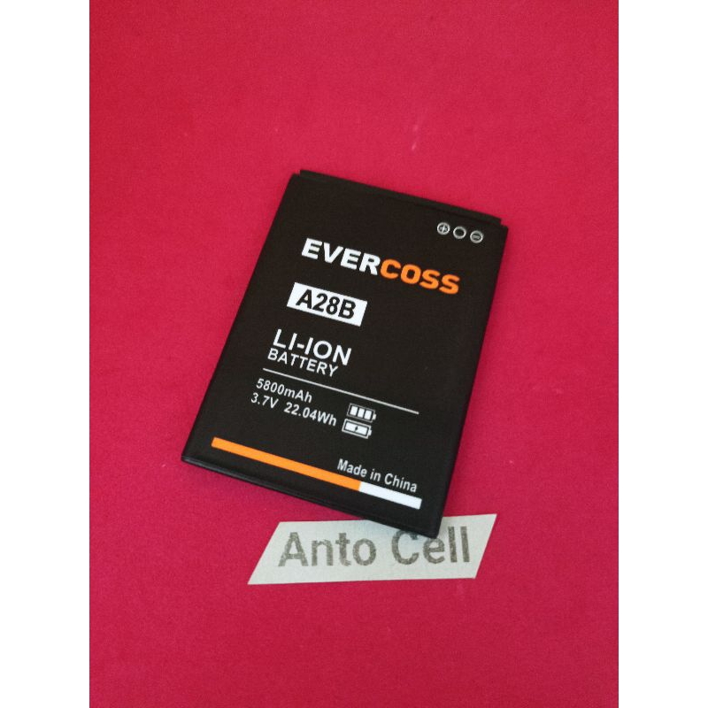 Baterai batre battery Evercoss A28B original battery hp