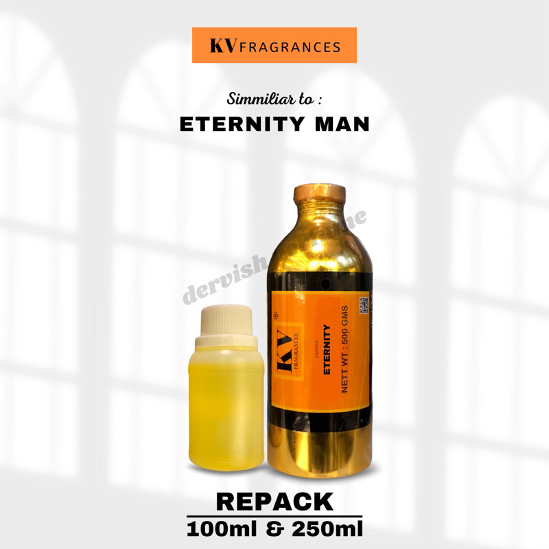 BIBIT PARFUM MURNI KV FRAGRANCES ETERNITY MAN REPACK 100ml