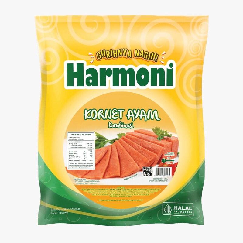 harmoni kornet ayam 450 gr