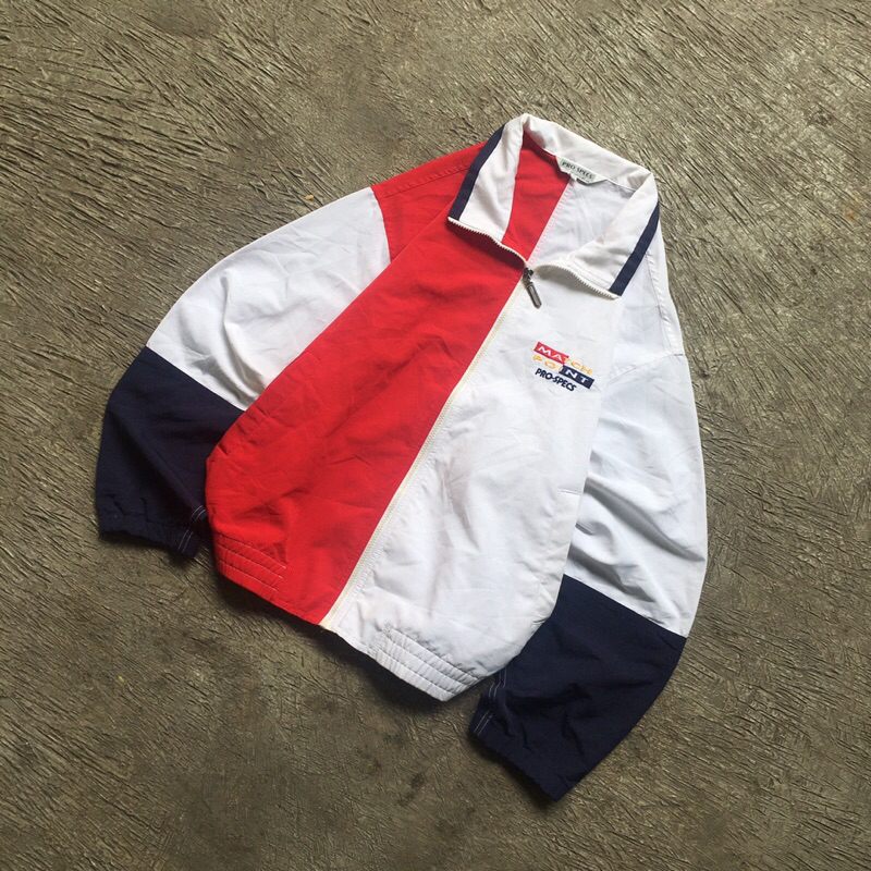 Prospecs Windbreaker Jaket Colorblok Vintage