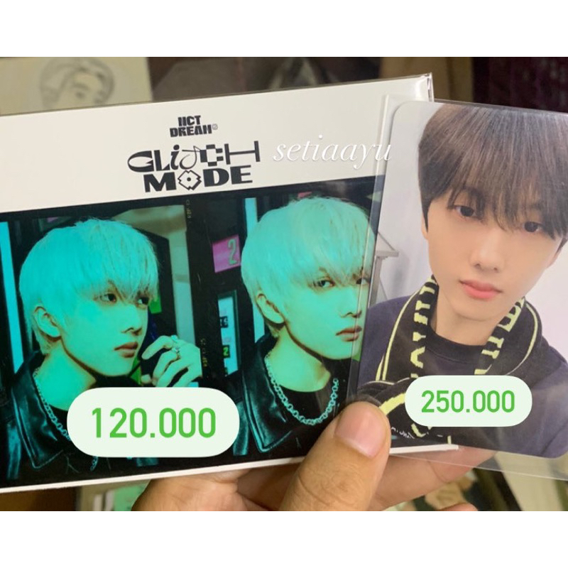 HOLOFILM SET JISUNG PC ONLY EMBLEM BADGE SMCU JISUNG