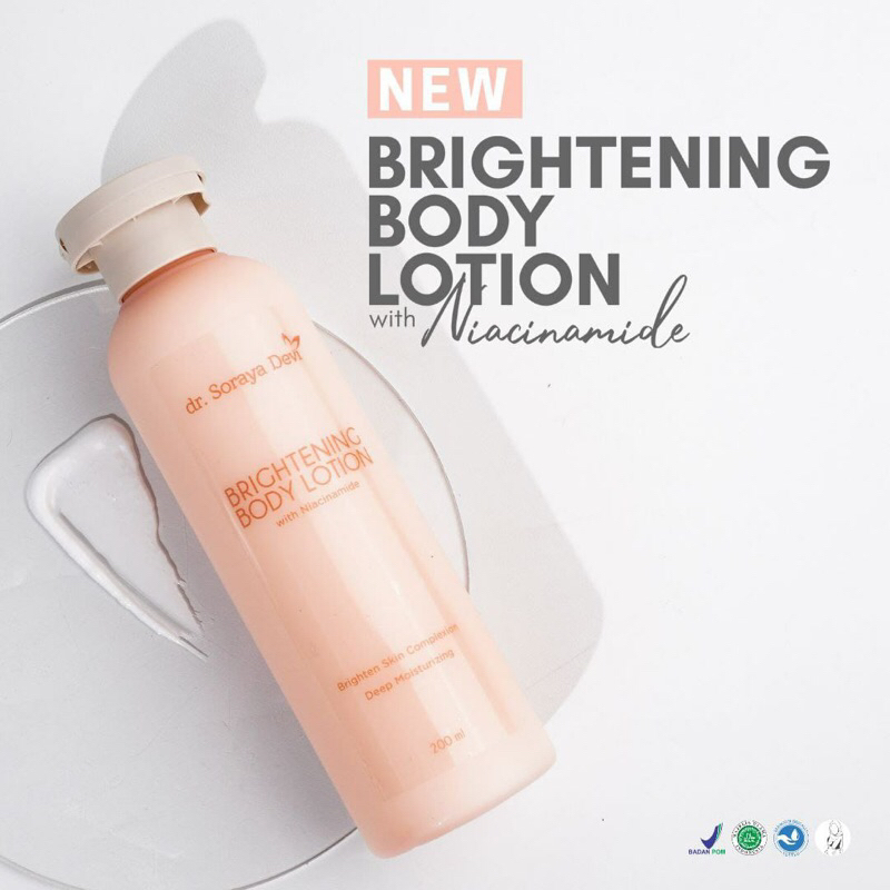 Brightening Body Lotion with Niacinamide dr. Soraya Devi Skincare Violetta / whitening body lotion p