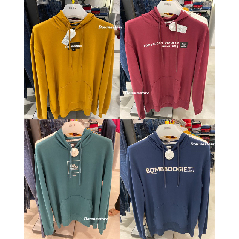 Bombboogie Sweater Hoodie Pria (S-XL) Original