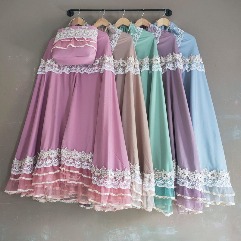 MUKENA MEWAH RENDA IMPORT ZULFA