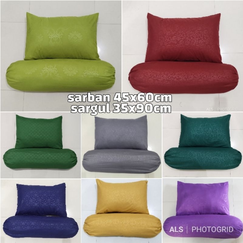 SARUNG BANTAL SARUNG GULING POLOS EMBOS