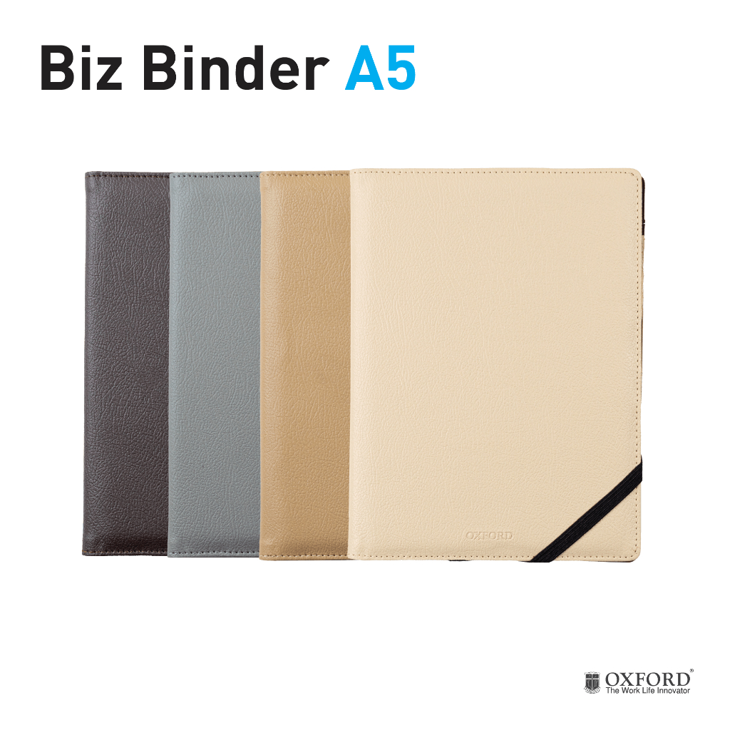 

Binder Pad Notes A5 – Cover Binder PU Leather dengan Slot Kartu & Pen Holder