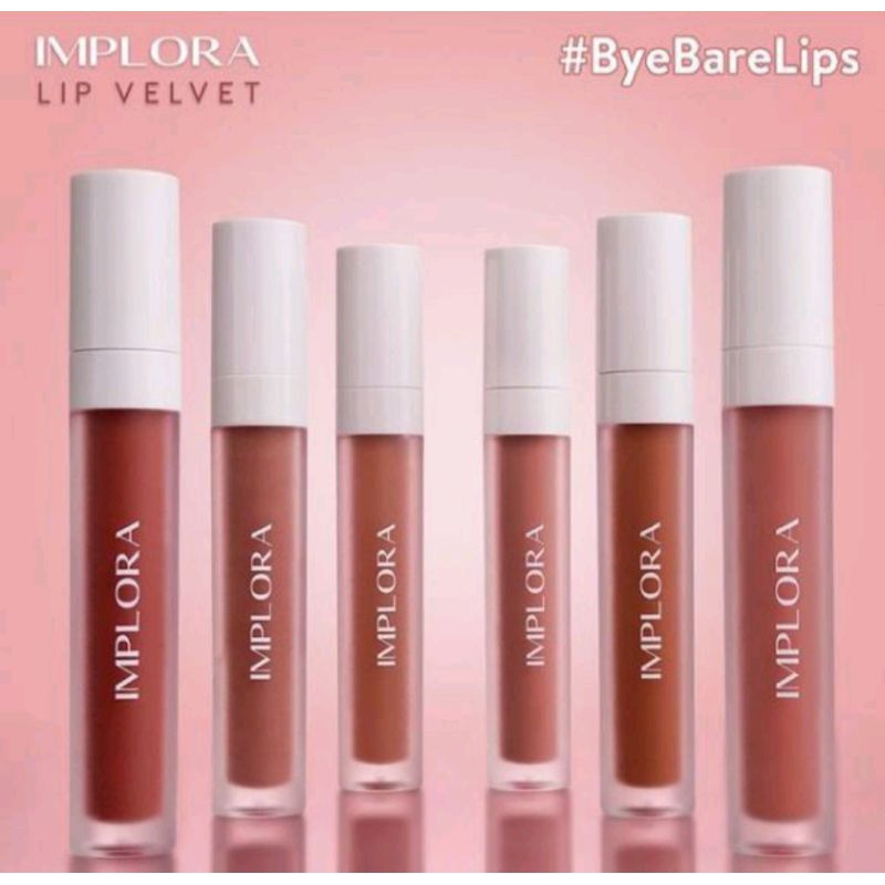 IMPLORA Lip Velvet / Lip Cream Matte 4,6gr