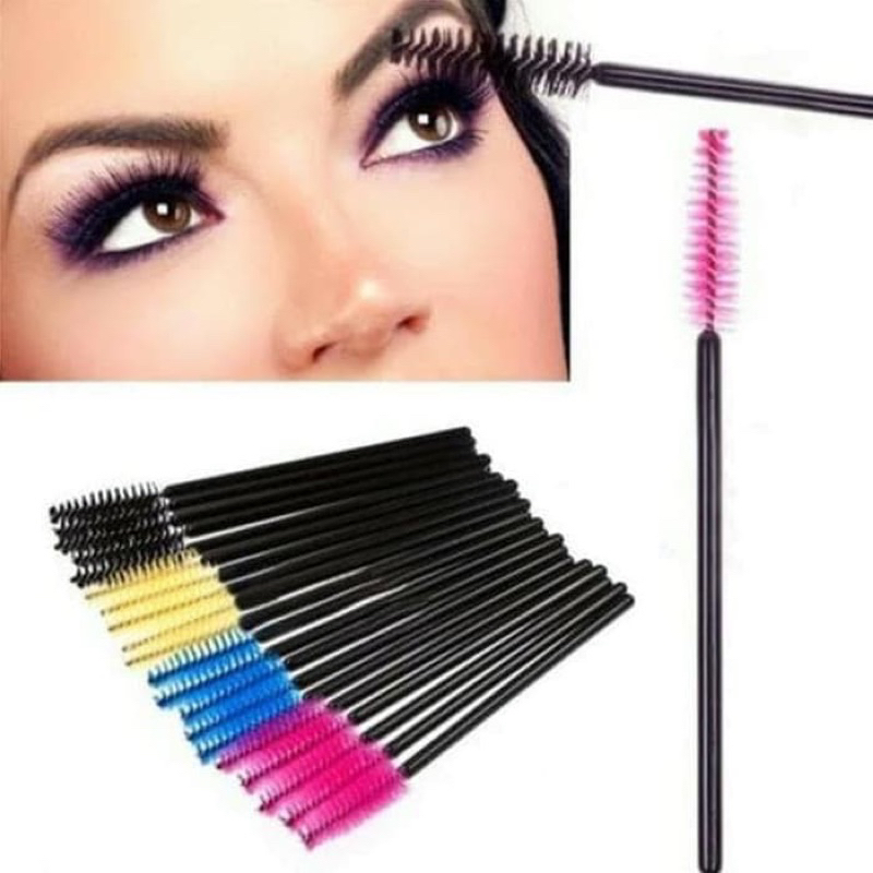 Mascara Wand/Sisir/Sikat Eyelash Extension Bulu mata