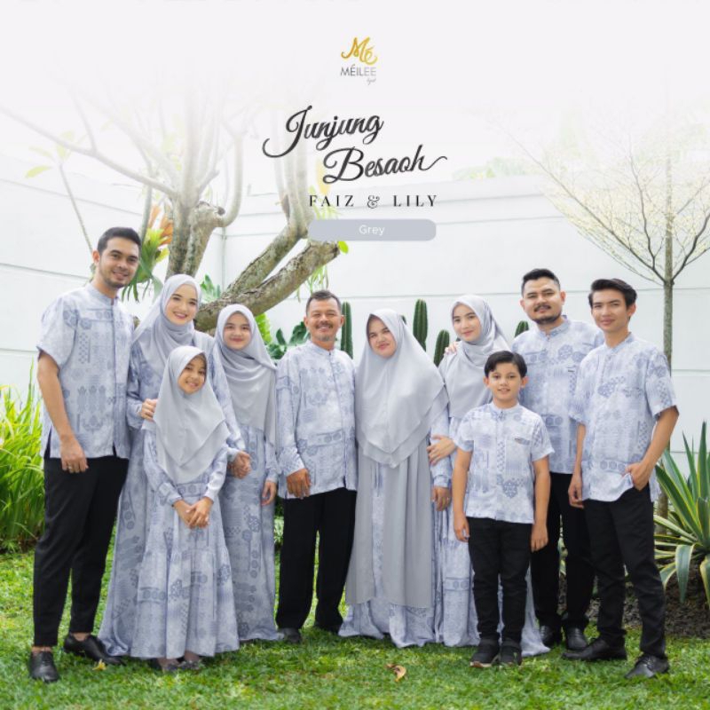 OPEN PO  SARIMBIT JUNJUNG BESAOH BY MEILEE WARNA GREY KHUSU GAMIS FAMILYSET 2023