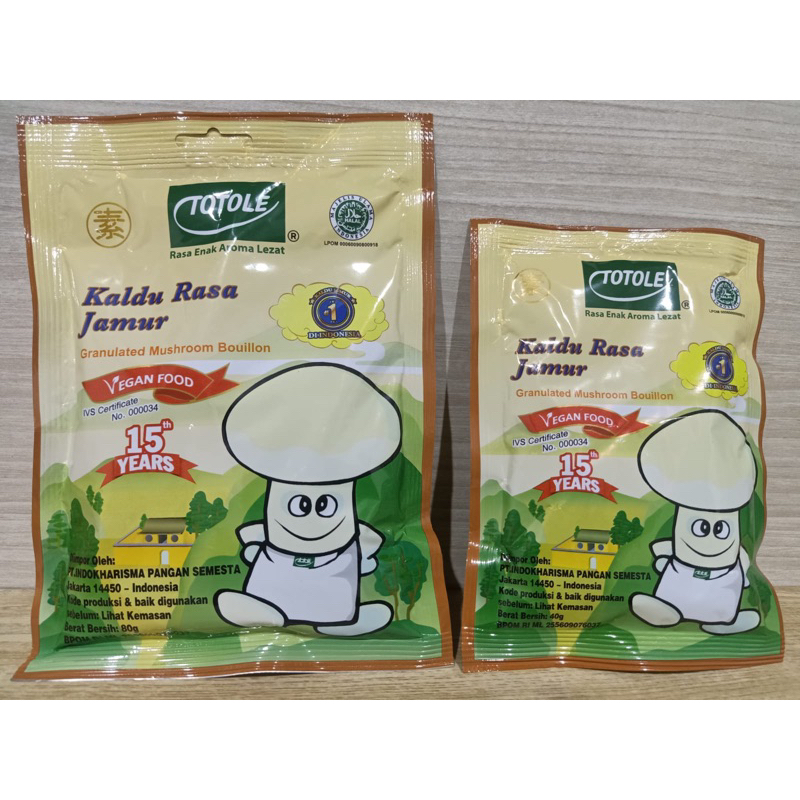 Totole Kaldu Jamur 40gr dan 80gr