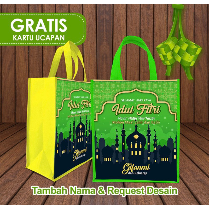 

JUMBO SIZE - Tas Souvenir / Goodie Bag Ramadhan dan Idul Fitri -gifnmi-