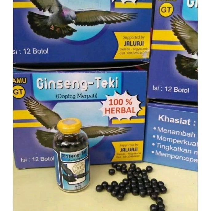 MERPATI JAMU GINGSENG TEKI JALU AJI ASLI 100% ORIGINAL