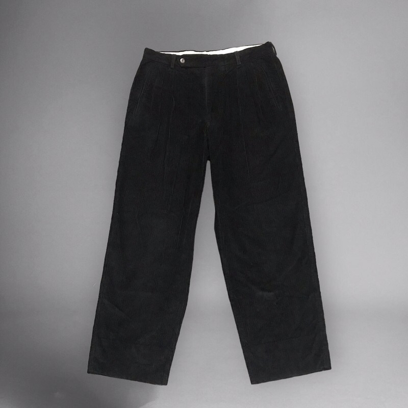 Celana corduray vintage giorgio armani black
