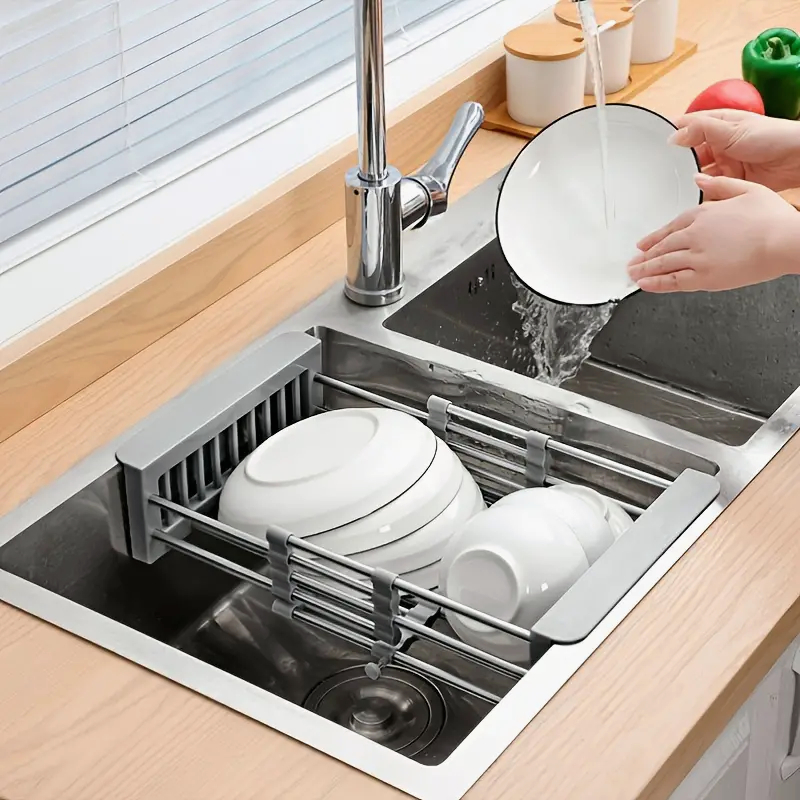 Kitchen Sink Stainless/Bak Cuci Piring 1 Bowl Besar Original/Wastafel Cuci Piring Minimalis/Kitchen Sink Model SS304 Stainless Steel- Set For Sale